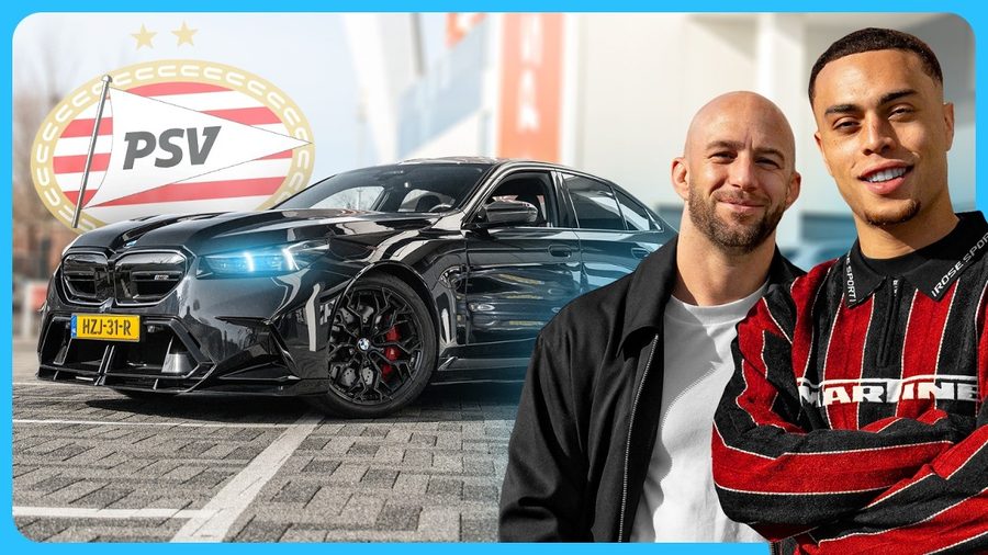 De auto van Sergiño Dest